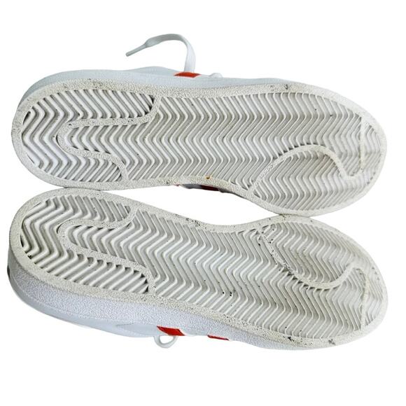 Adidas Superstar RARE White Orange Men\'s Size 8.5 #G27807 Shell Toe Pristine! main image 8